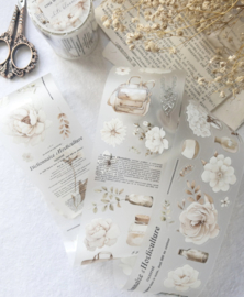 Crea with Gaby- White Blooms- SAMPLE