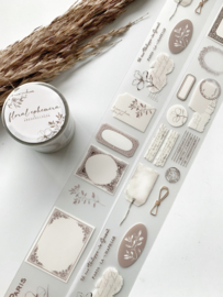 Studio By Lea - PET Tape  Floral ephemera Hele Rol