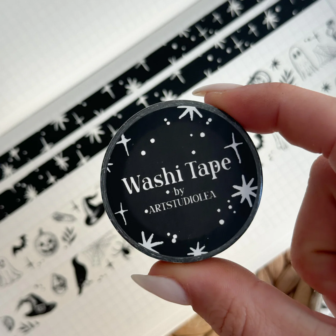 Washi tape Studio Lea - Spooky Halloween Stars