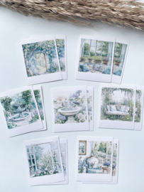 Studio by Lea - sticker pakketje  Blue Spring Polaroid