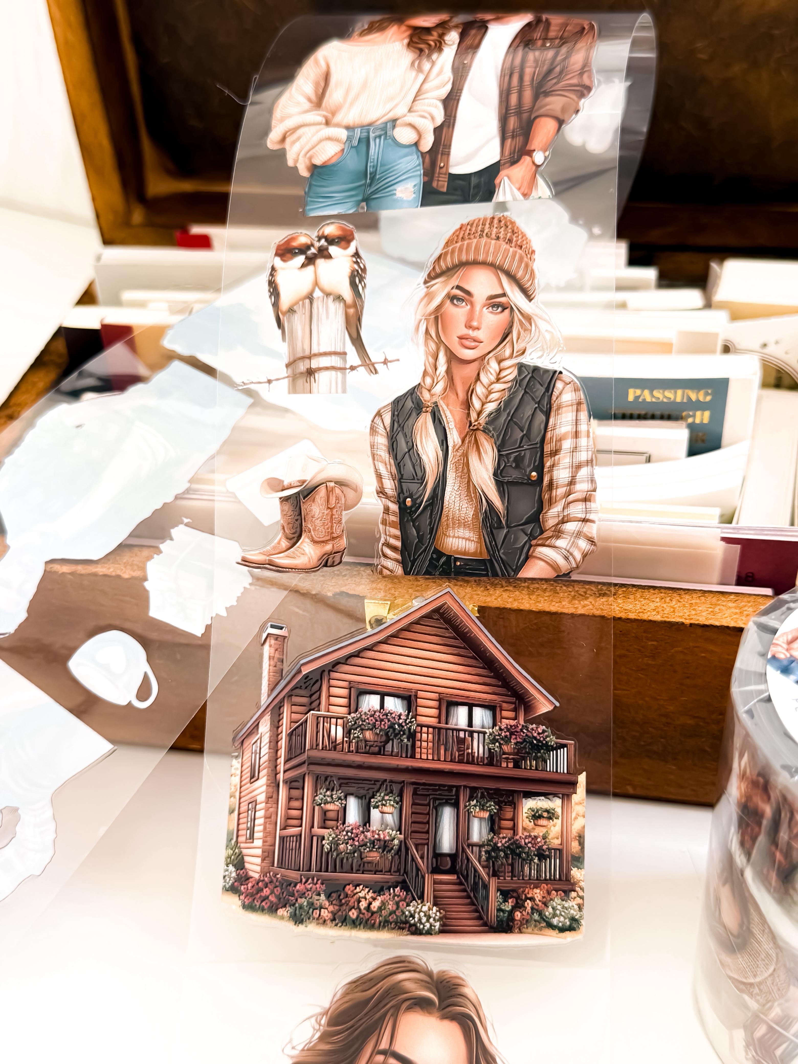 Ma.Journaling  Small Town Folks  3D Pet sample