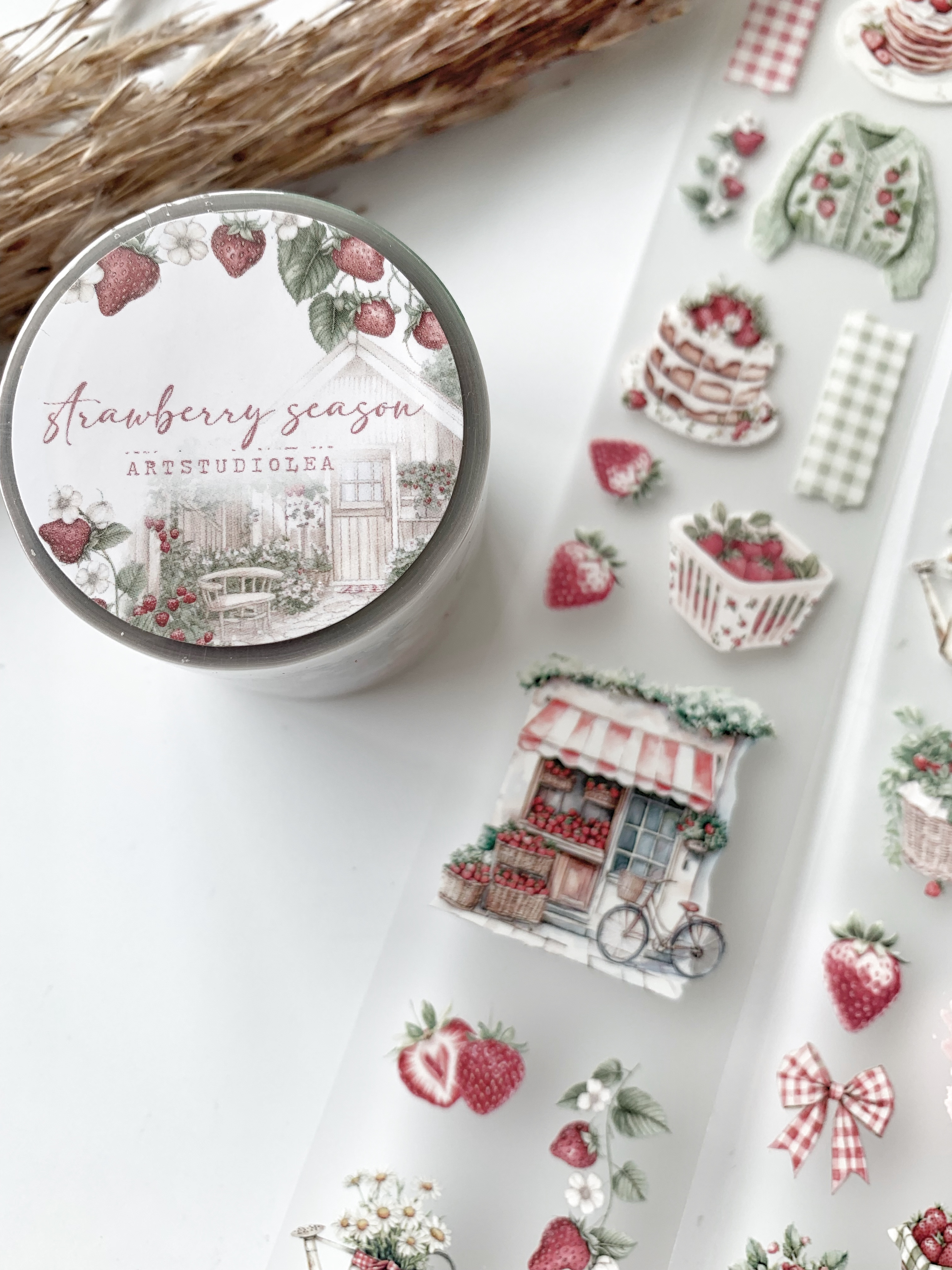 Studio By Lea - Strawberry season -  Pet tape Sample