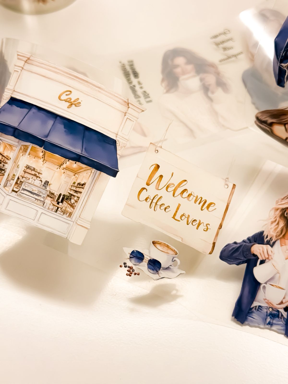 Ma.Journaling  Coffee and Cream 3D Pet sample
