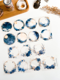 Ma.Journaling Celestial and Floral Frames    3D Pet sample