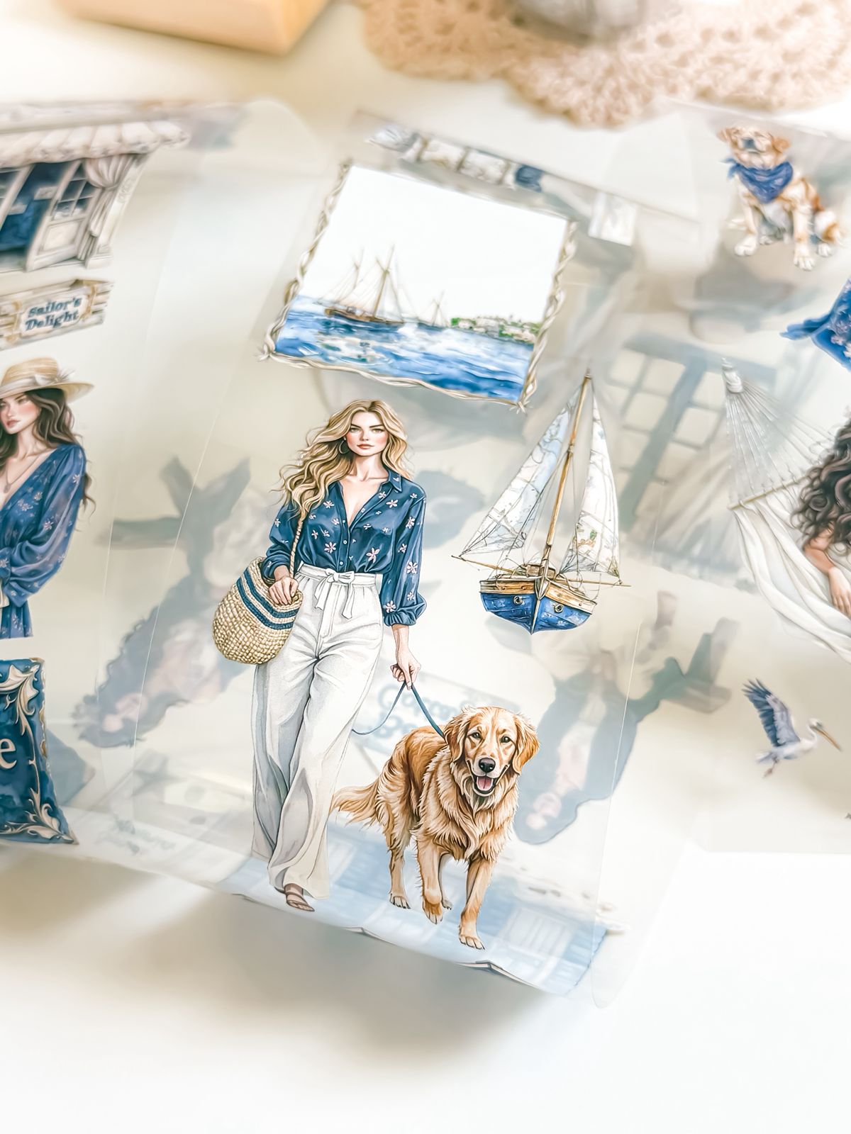 Ma.Journaling  Coastal Village 3D Pet sample