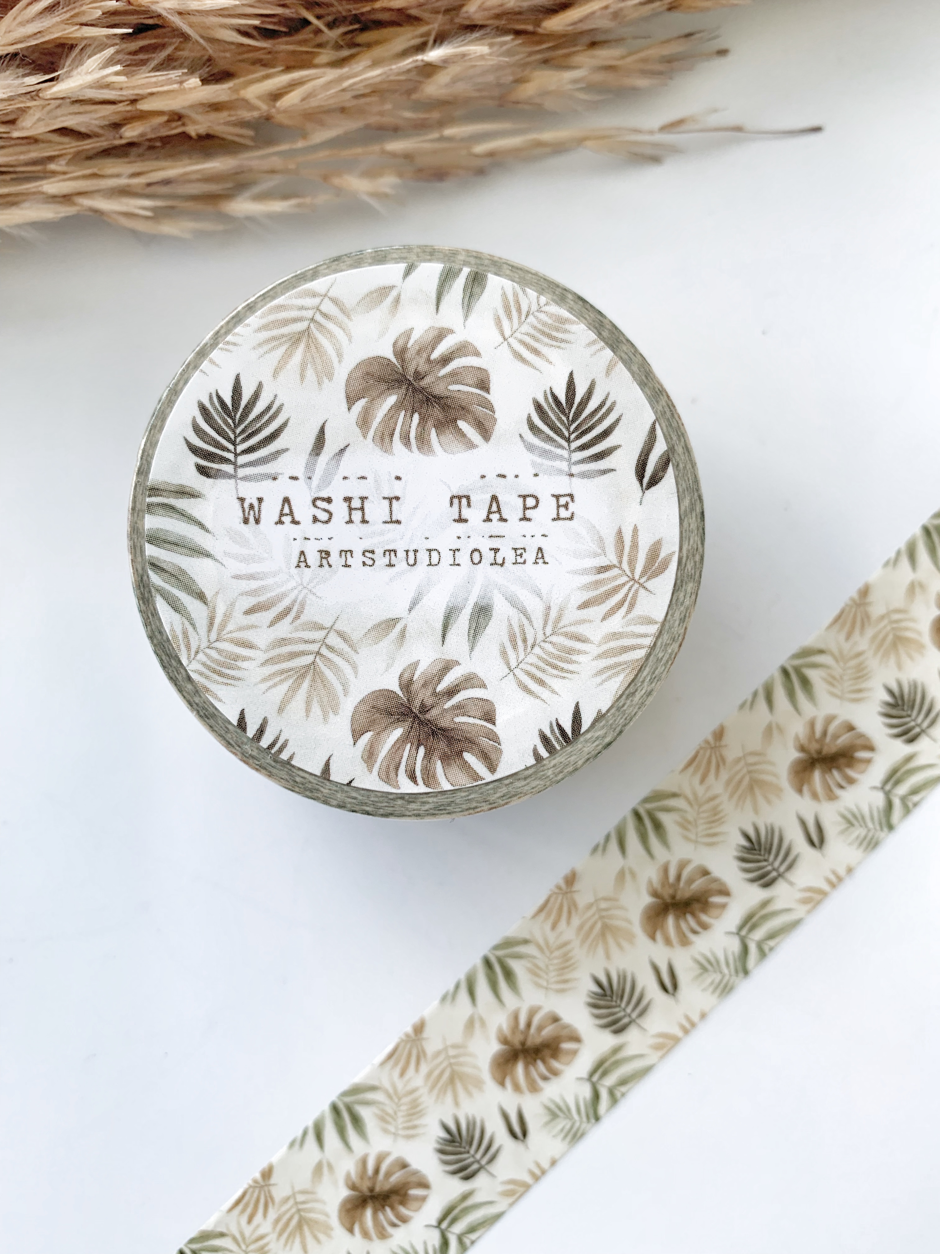 Washi tape Studio Lea - Boho Summer - Tropical leaves