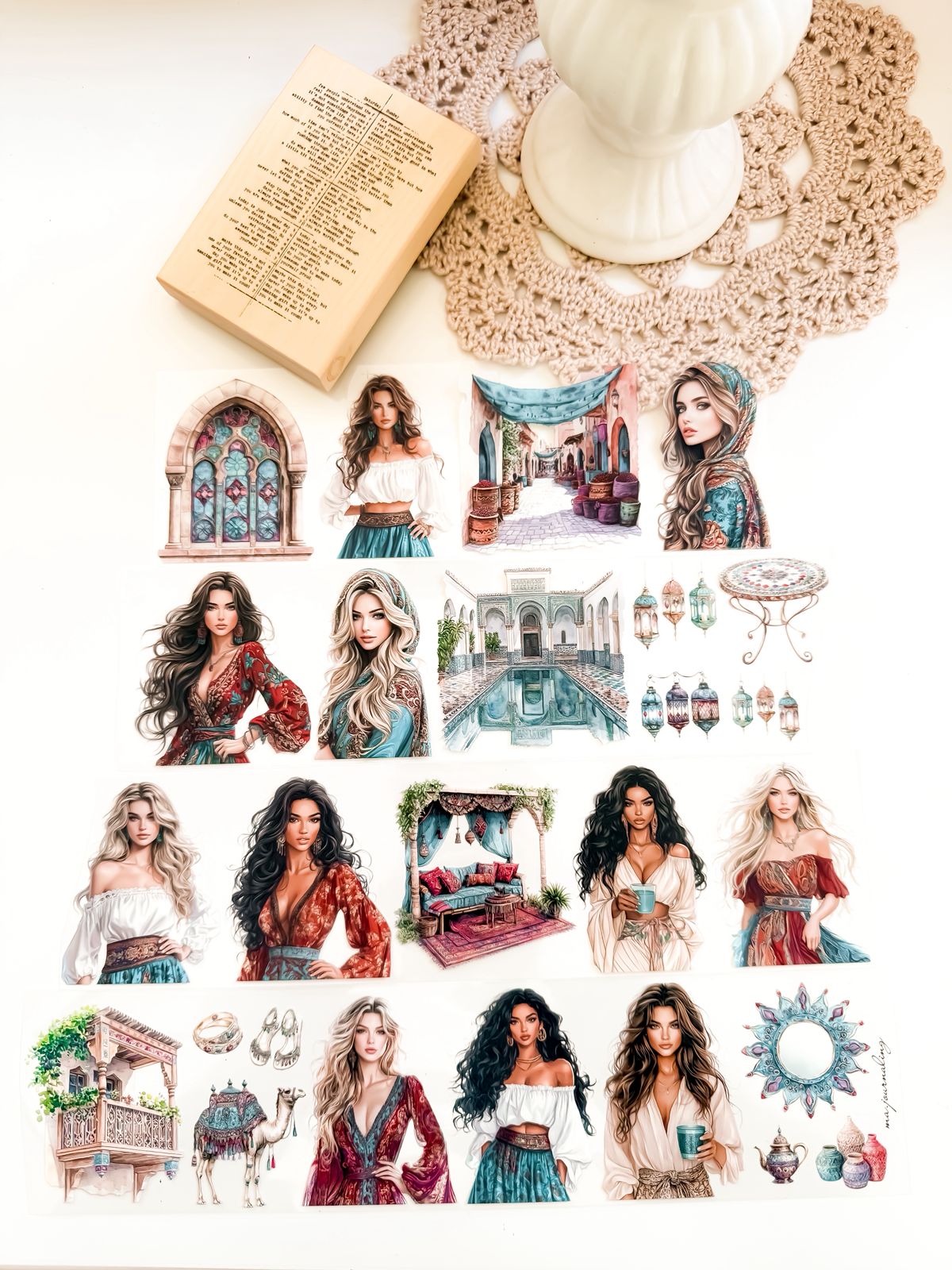 Ma.Journaling  Moroccan Beauty 3D Pet sample