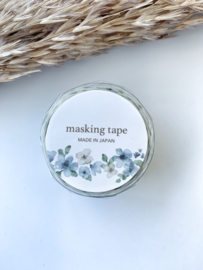 Mindwave Masking tape Flower blue/with