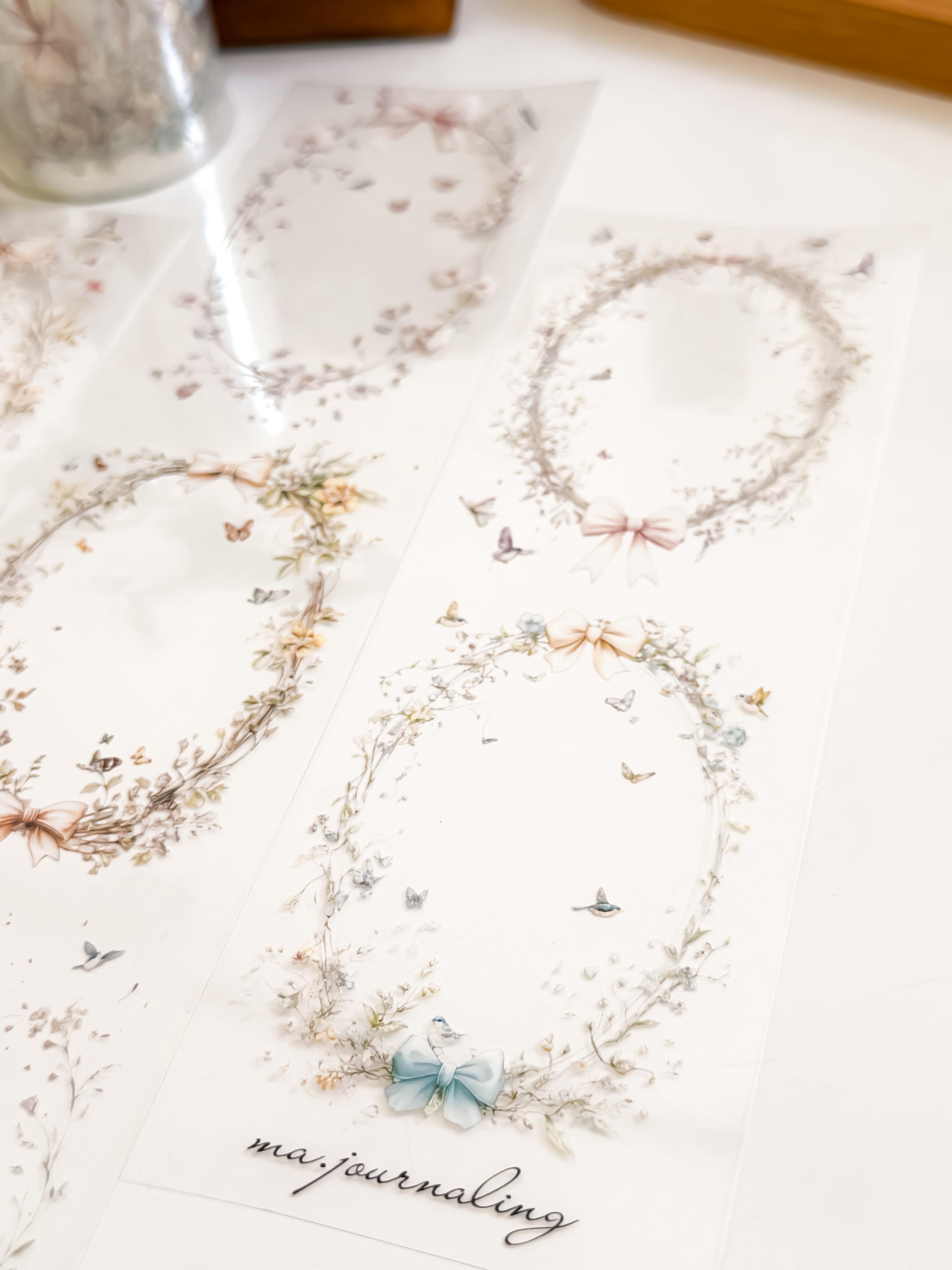 Ma.Journaling  Floral Frames 3D Pet sample