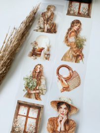 Cottage Bloom and Romantic Farmhouse KISSCUT  Sample  2.5 meter