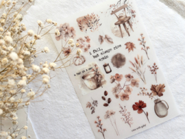 Crea wiht Gaby - Rub-on sticker- Autumn deco