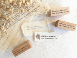 Crea with Gaby - Stempel - Some people are art