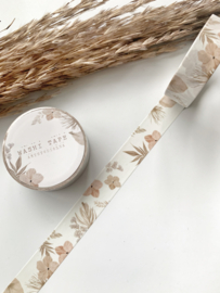 Washi tape Studio Lea - Soft Ecru Flower