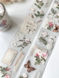 Studio By Lea - PET Tape Vintage Rose Hele Rol