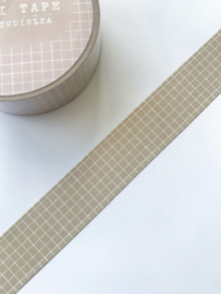 Washi tape Studio Lea - Vintage beige grid