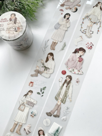 Kiss-cut Pet tape ROL  Holly Winter Katkreates