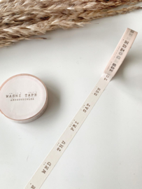 Washi tape Studio Lea - dagen van de week licht