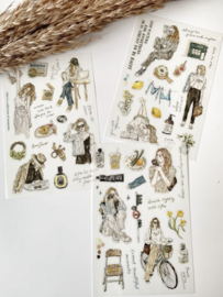 Pion - pakketje rub-on stickers Chill nummer 1