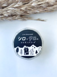 Mindwave Masking tape Black/With Home