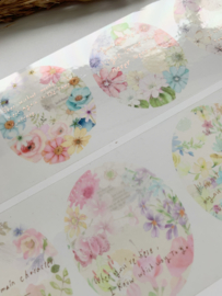 Glossy Pet Tape  Flower Scroll Special Edition 7  -  Sample