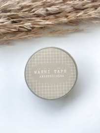 Washi tape Studio Lea - Olive Green Grid