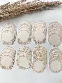 Mindwave Stickerpakketje Wreath Flake Beige