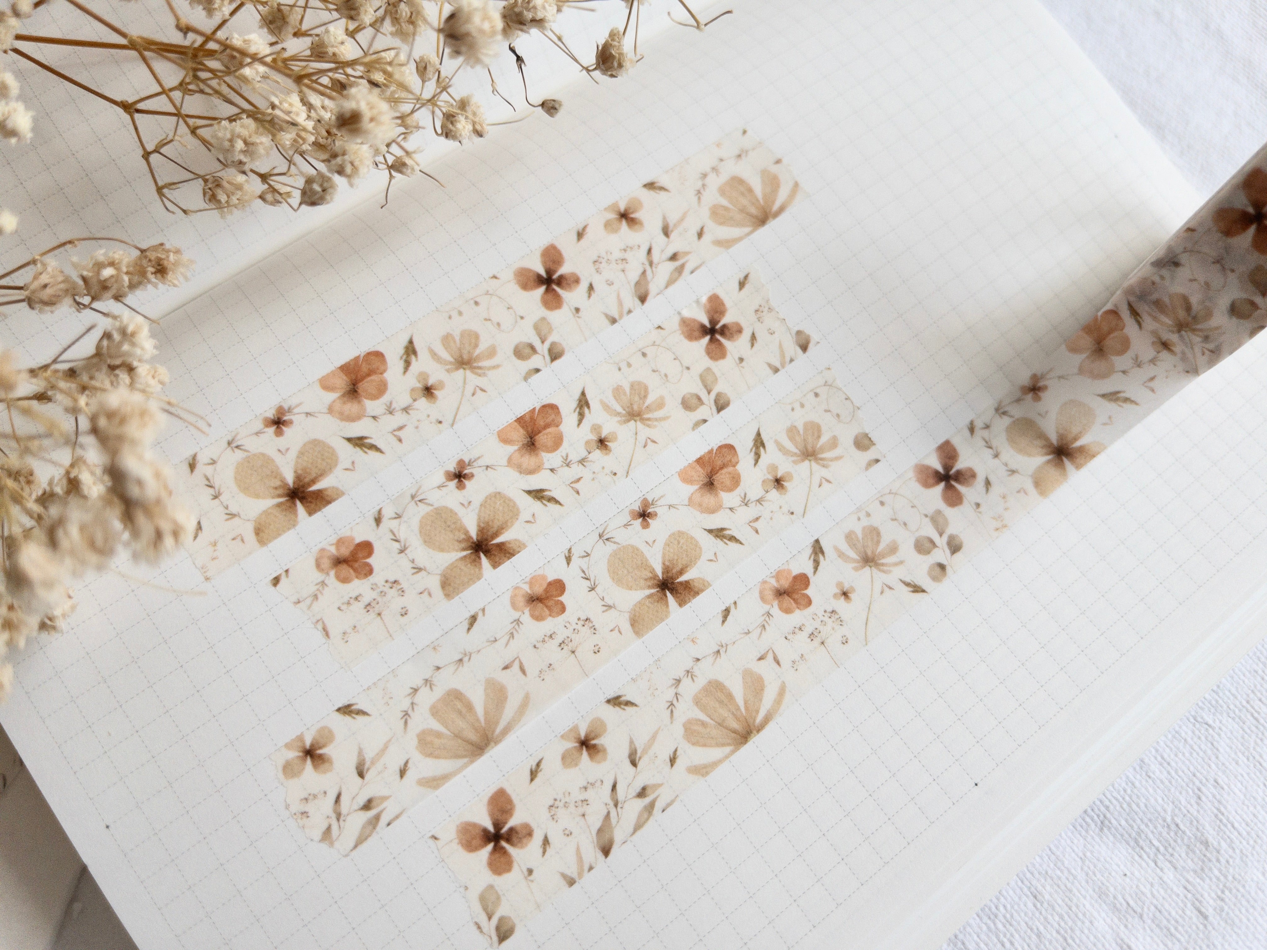 Crea with Gaby - Washi tape-Memories Floral 15mm