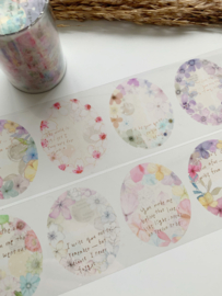 Glossy Pet Tape  Flower Scroll Special Edition 7  -  Sample