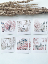 Studio by Lea - sticker pakketje  Blossoming  Paris Polaroid