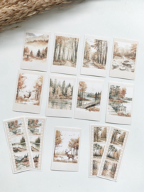 Studio by Lea - sticker pakketje  Forest  Polaroid