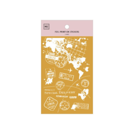 Gold Foil Travel no. 06