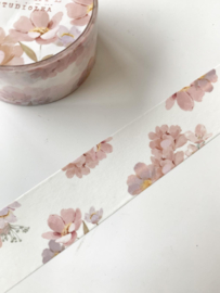 Washitape Floral Pastel Pink - Studio Art by Lea