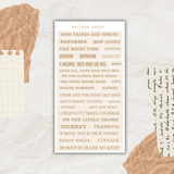 Studio by Lea - sticker Words & Quotes Beige