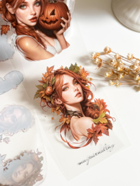 Ma.Journaling  Pumpkin Spice Queen 3D Pet sample