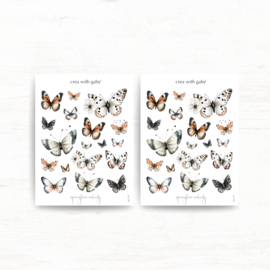 Crea wiht Gaby -Washi sticker -  Butterfly