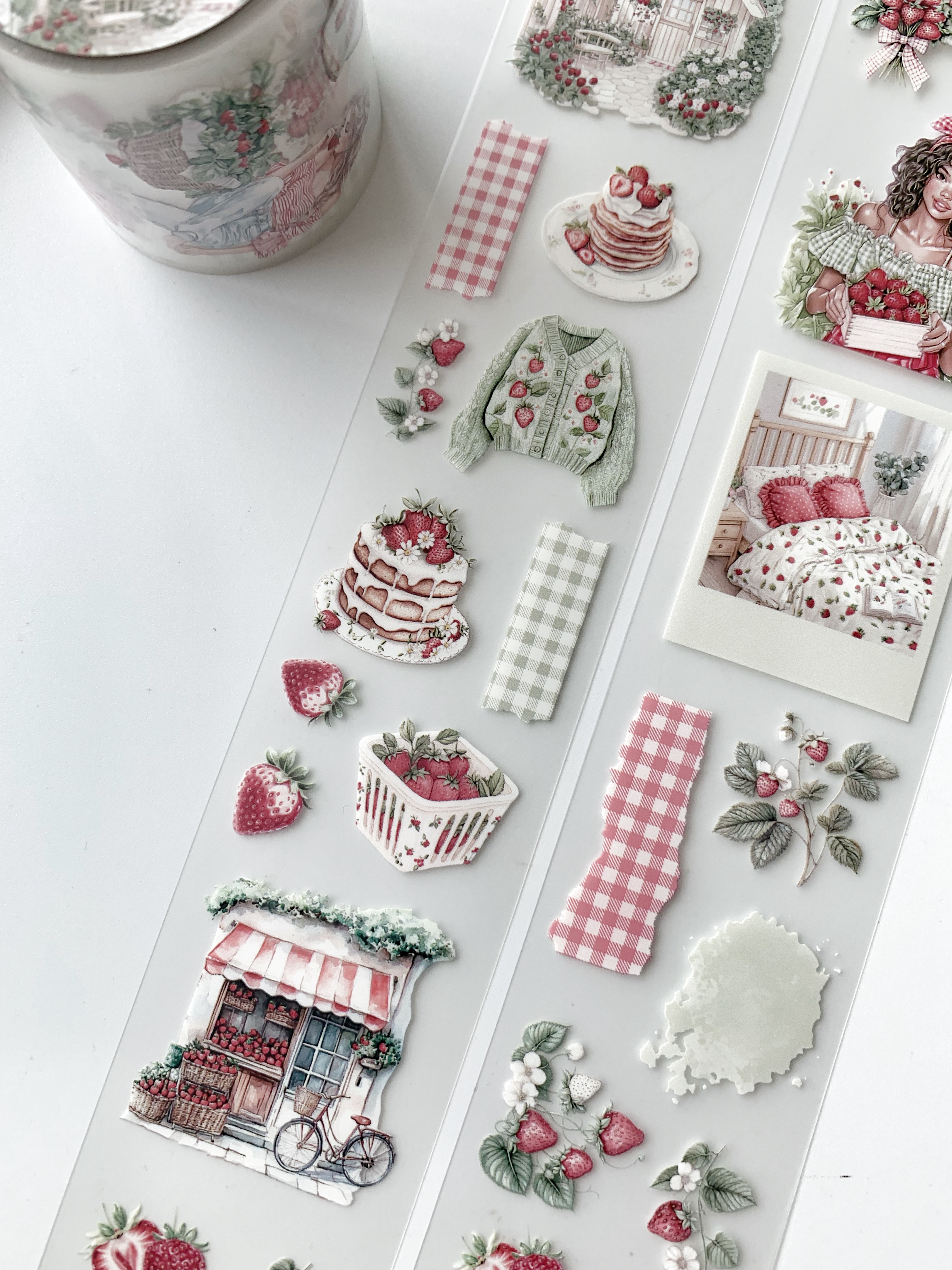 Studio By Lea - Strawberry season -  Pet tape Sample