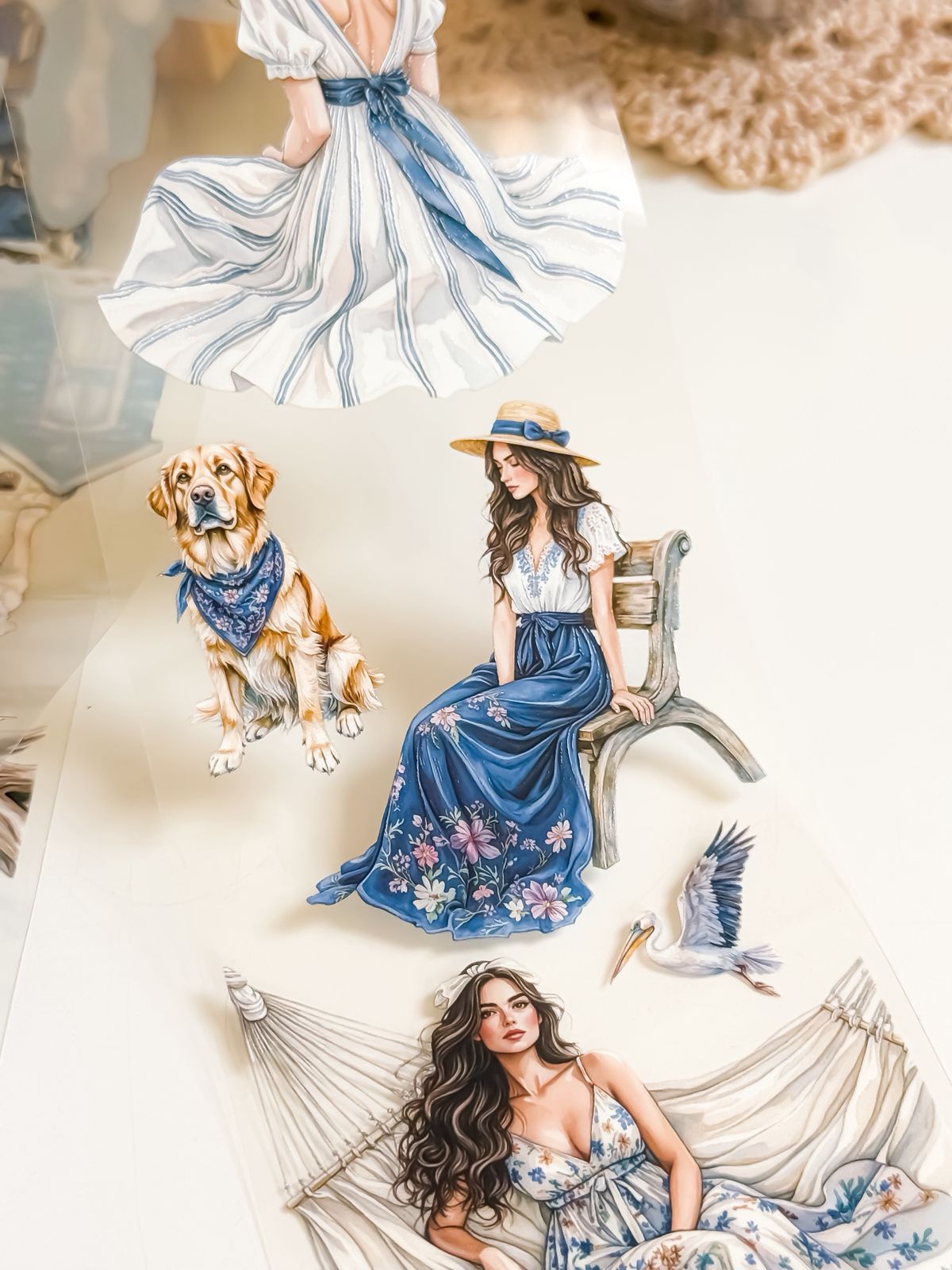 Ma.Journaling  Coastal Village 3D Pet sample