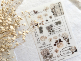 Crea wiht Gaby - Rub-on sticker- Vintage Deco