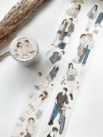 Kiss-cut Pet tape SAMPLE  Soulmates  Katkreates