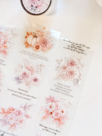 Ma.Journaling  Blushing Flowers 3D Pet sample