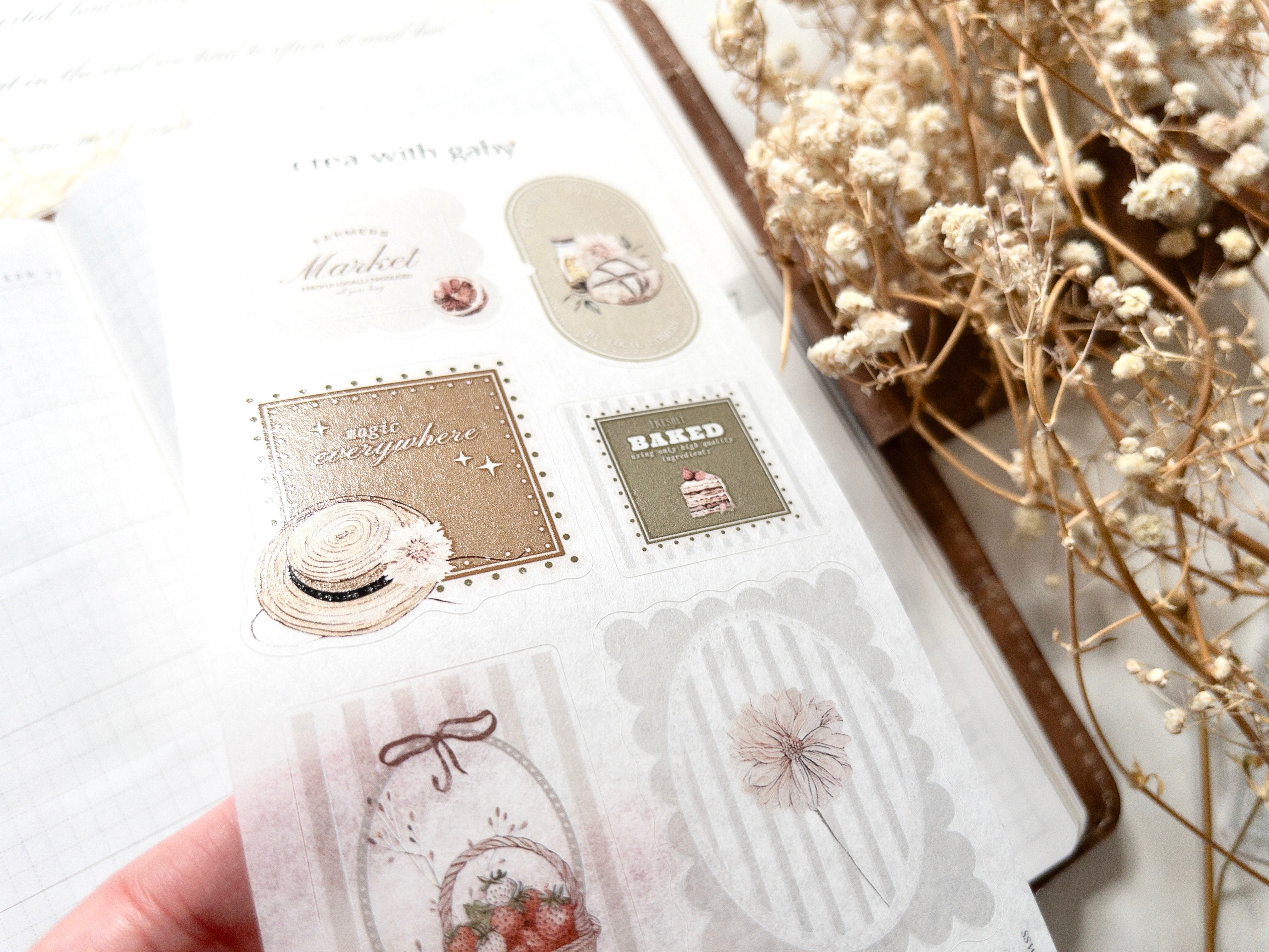 Crea wiht Gaby - Deco sticker - Little delights no 4