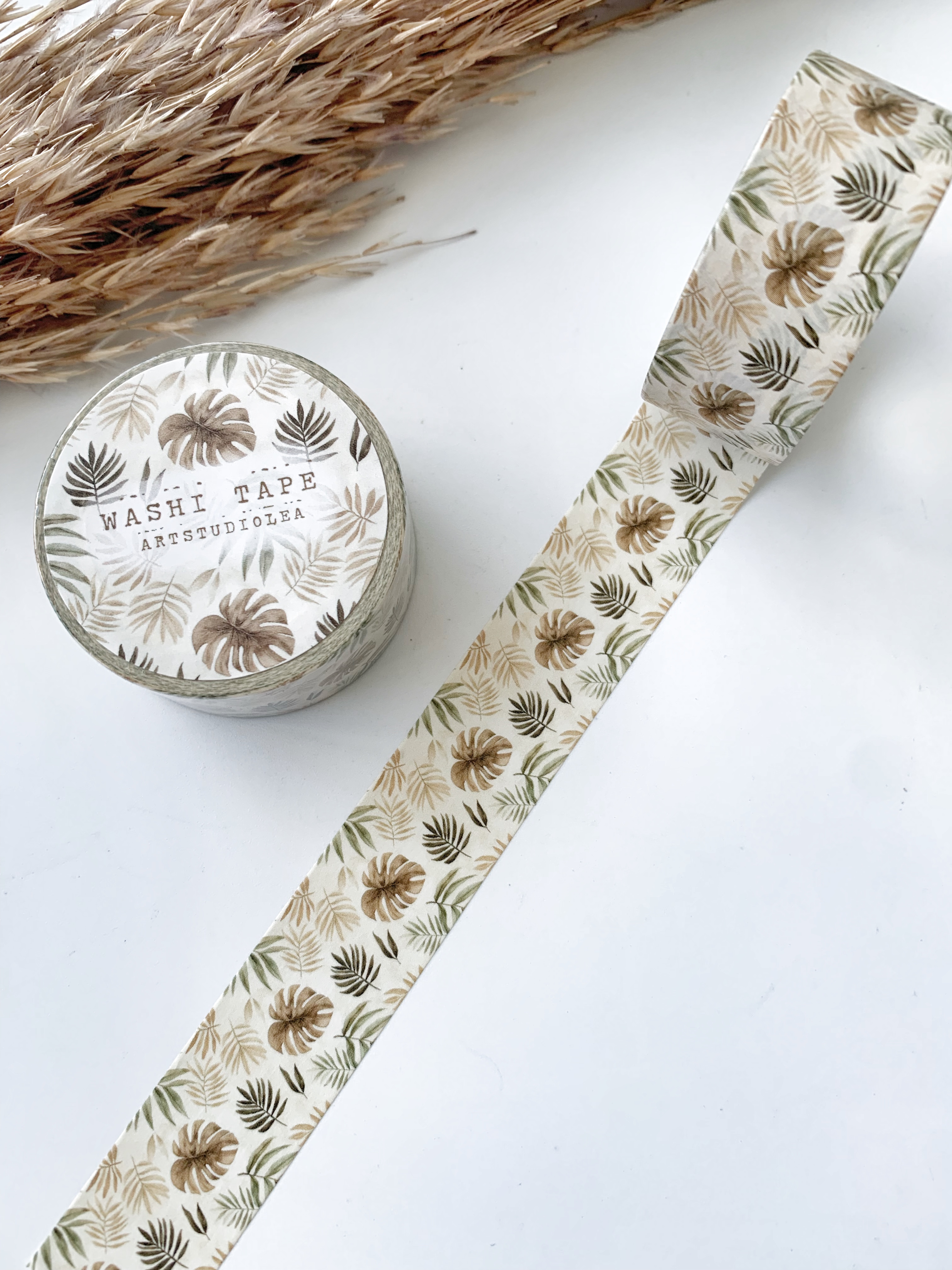 Washi tape Studio Lea - Boho Summer - Tropical leaves