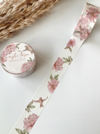 Washi tape Studio Lea - Peonies bird