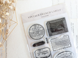 Crea with Gaby - Clear stamp - Vintage French Layers