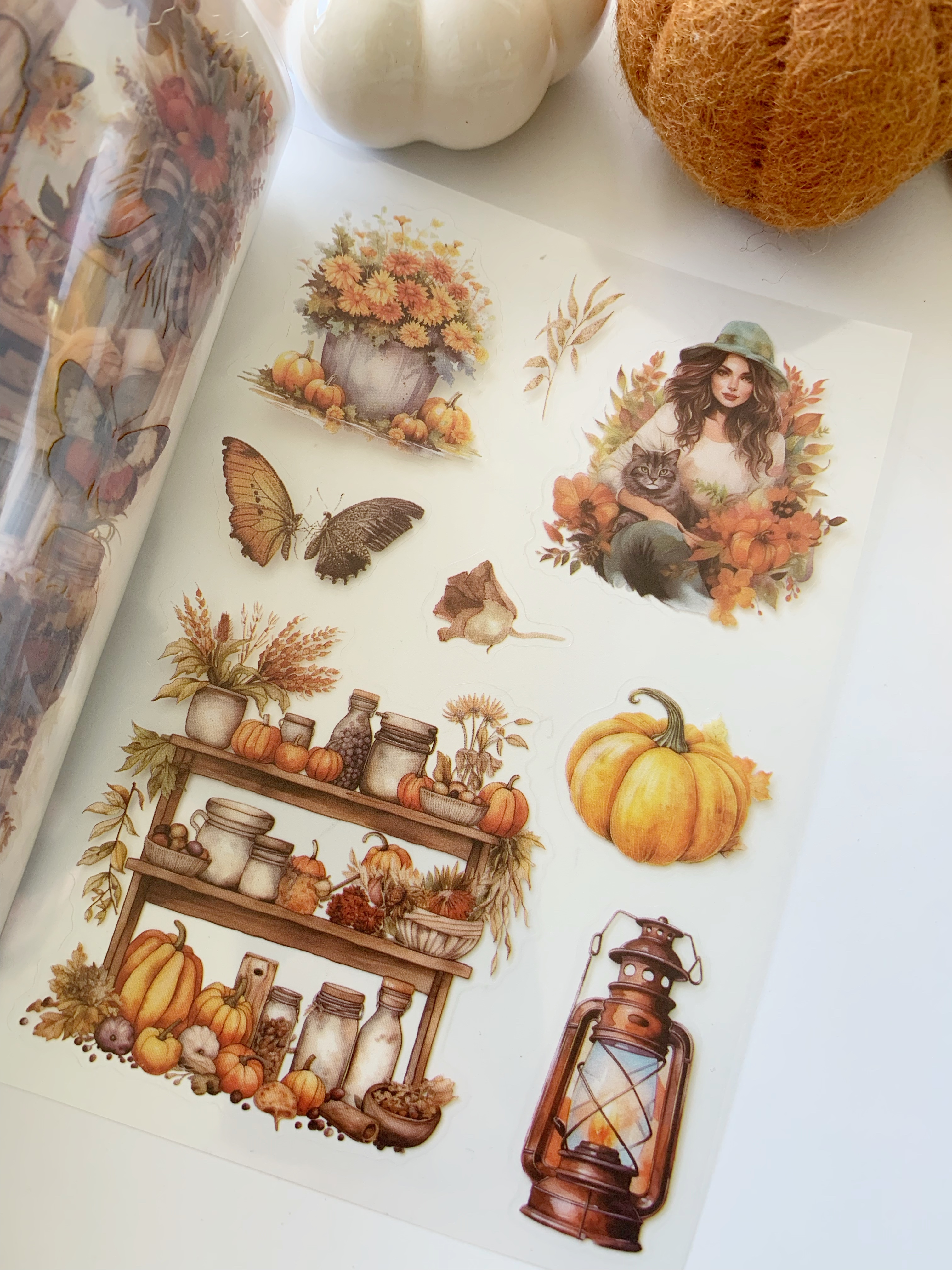 Pet tape Sicker boekje  Herfst