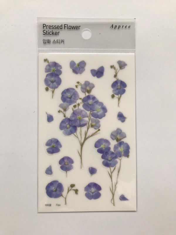 Appree Geranium Pressed Flower Sticker