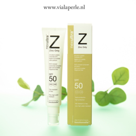 Nexultra Z Zinc Only SPF 50, zeer geschikt voor een gevoelige huid of een huid met acne.