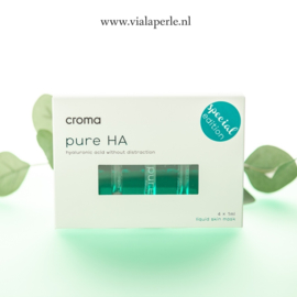 Pure HA, om de huid gladder te maken, te hydrateren en te revitaliseren.