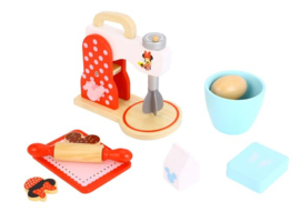Houten Mixer Set