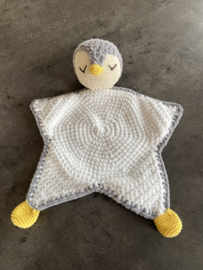 Knuffeldoekje Pinguïn Grijs